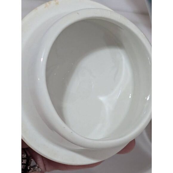 Hall Vintage 6 Cup Teal/Green Tea Pots Gold Accent - Picture 5 of 10